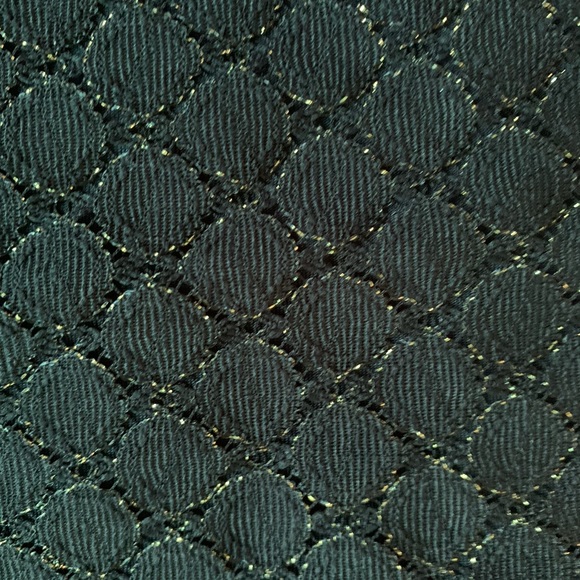 Lux Navy Shell with Gold Diamond Pattern - Picture 2 of 3